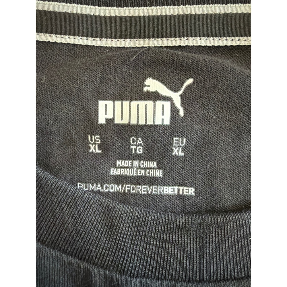 Puma Mercedes AMG Petronas Formula One Team F1 Logo T-Shirt Black XL 538482-01 - Picture 2 of 12